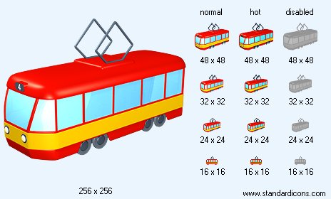 Tram Icon Images