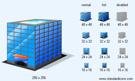 Commercial Building Icon Images