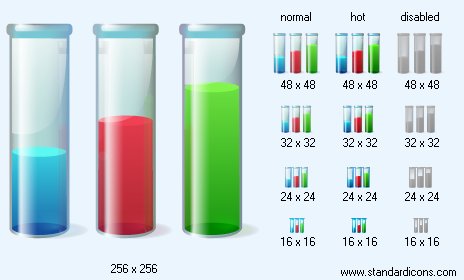 Test Tubes Icon Images