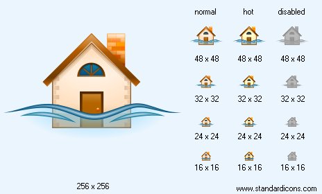 Flood Icon Images