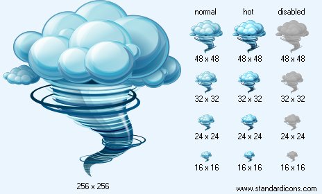 Giant Tornado Icon Images