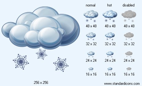 Heavy Snow Icon Images