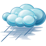 Rain With Wind icon