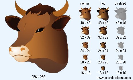 Bull Head Icon Images