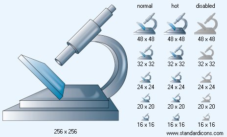 Microscope Icon Images