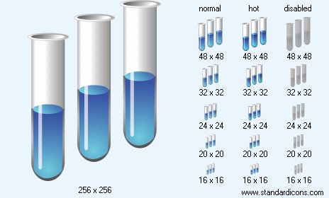 Test-Tubes Icon Images