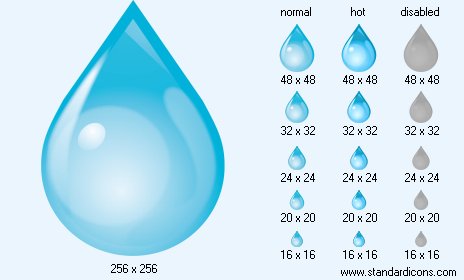 Water Drop Icon Images