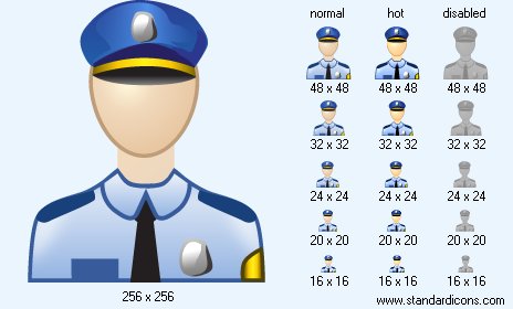 Police Officer Icon Images