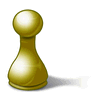 White Pawn with Shadow icon