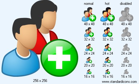Add Users Icon Images