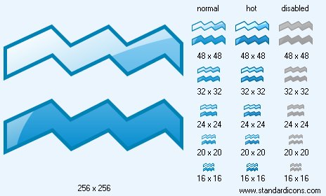 Aquarius Icon Images