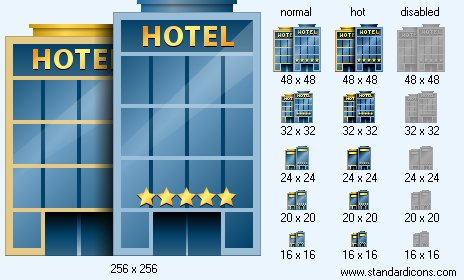 Hotels Icon Images