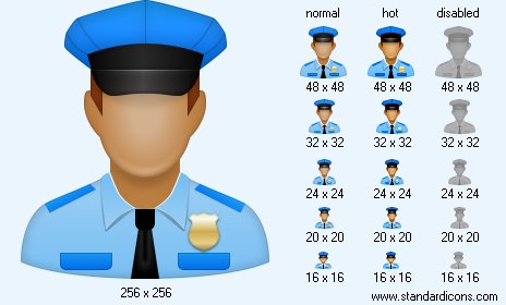 Police Officer Icon Images