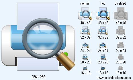 Print Preview Icon Images