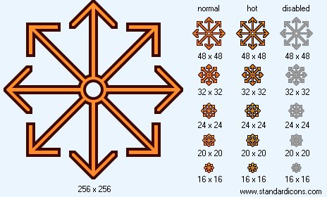 Radial Shots Icon Images