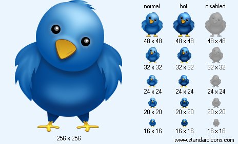 Twitter Bird Icon Images