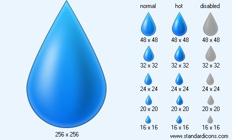 Water Drop Icon Images