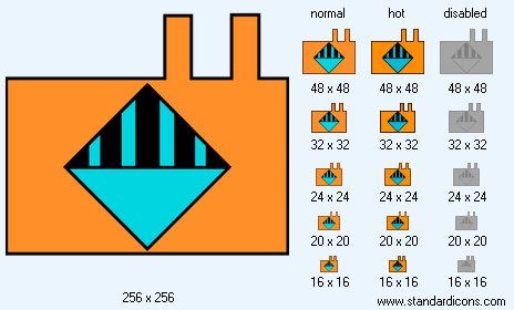 Hazardous Material Production Icon Images