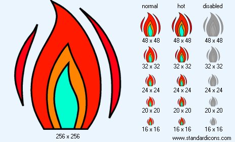 Natural Gas Facilities Icon Images