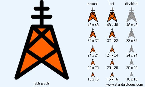 Telecommunications Tower Icon Images