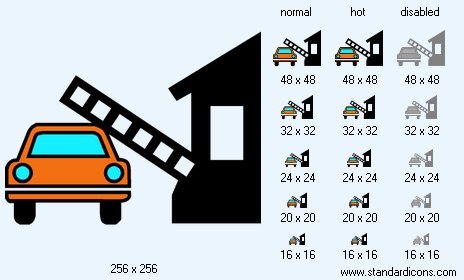 Toll Facility Icon Images