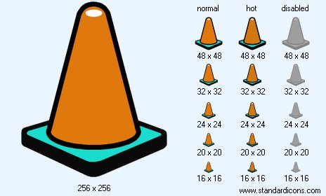 Traffic Control Point Icon Images