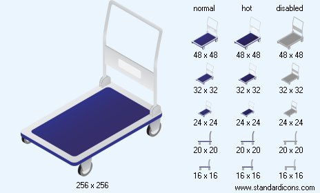 Hand Cart Icon Images