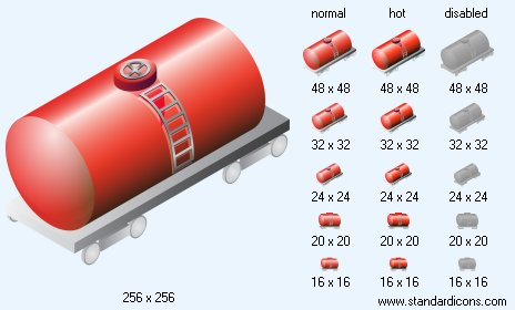 Tank Wagon Icon Images