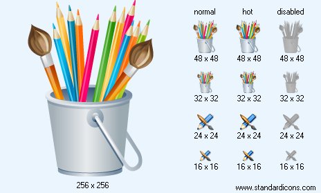 Paint Tools Icon Images