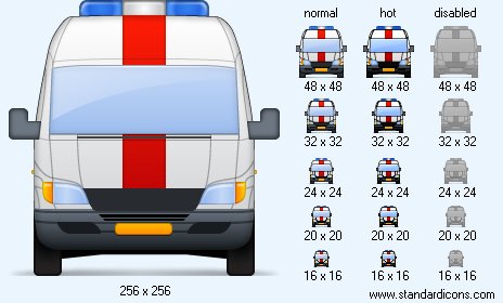 Ambulance Car Icon Images