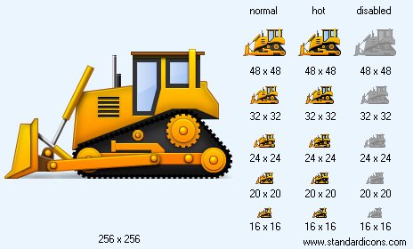 Bulldozer Icon Images