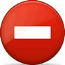 No Entry icon