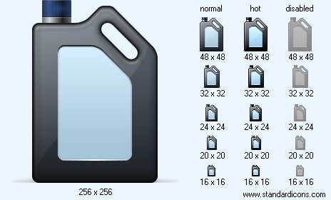 Oil Pack Icon Images