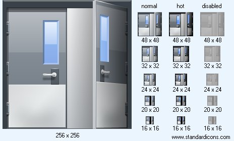 Open Door Icon Images