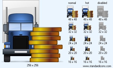 Transportastion Costs Icon Images