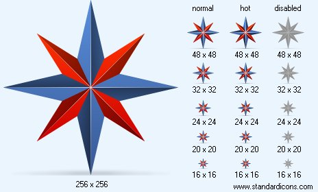 Wind Rose Icon Images