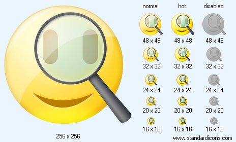 Search Smile Icon Images
