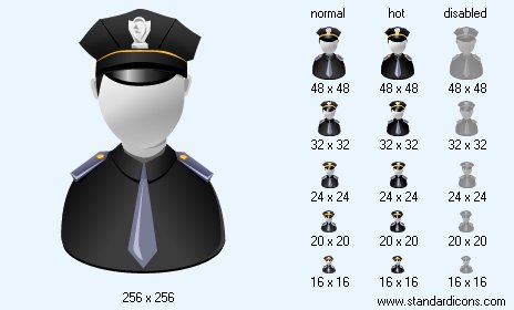 Police-Officer Icon Images