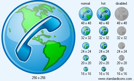 IP Telephony Icon Images