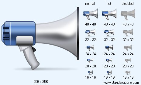 Megaphone Icon Images