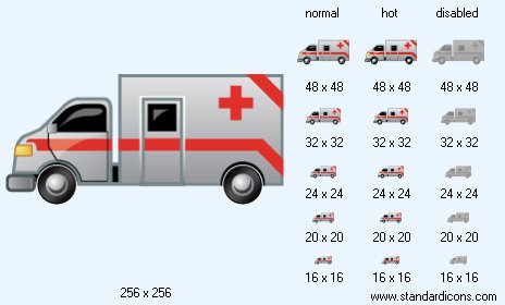 Ambulance Car Icon Images