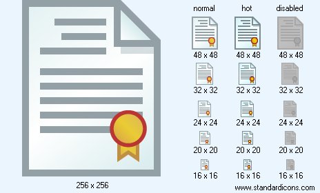 Certificate Icon Images