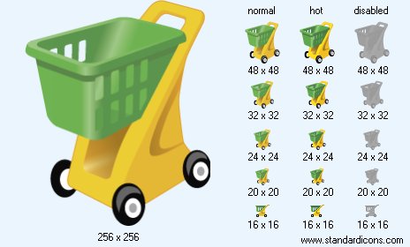 Hand Cart Icon Images