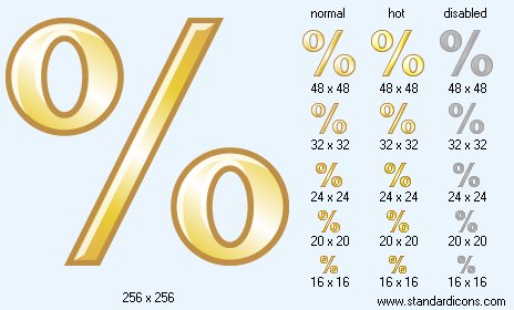 Percent Icon Images