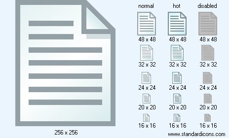 Text File Icon Images