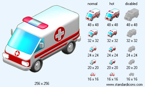 Ambulance V1 Icon Images