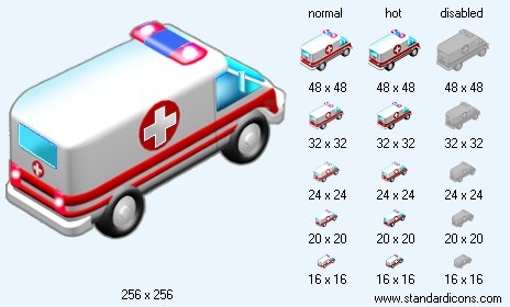 Ambulance V3 Icon Images