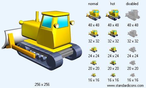 Buldozer V4 Icon Images