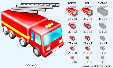 Fire Engine V2 Icon Images