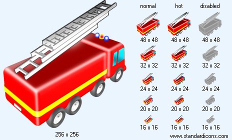 Fire Engine V3 Icon Images